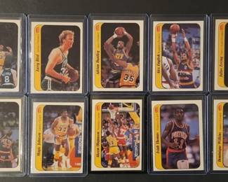 1986 FLEER BASKETBALL STICKER SET