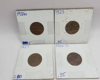 LOT OF 1920S PENNIES