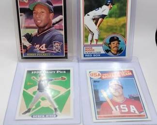 LOT OF BASEBALL STAR ROOKIE CARDS
