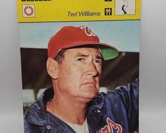 1977 TED WILLIAMS CAR. PRINTED IN JAPAN. VERY