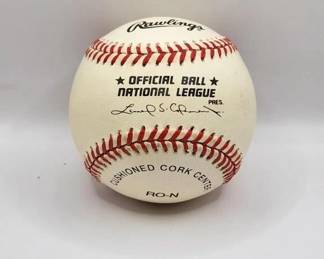 SANDY KOUFAX AND GOOGE GOSSAGE SIGNED BASEBALL