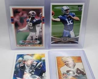 LOT OF FOOTBALL STARS VINTAGE AND MODERN