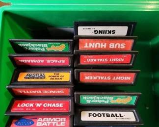 LOT OF VINTAGE ATARI GAMES 16 GAMES TOTAL