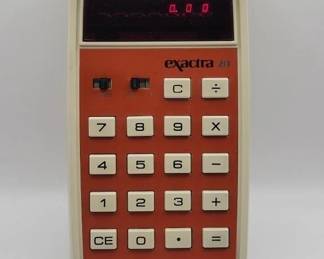 VINTAGE EXACTA 20 CALCULATOR EX20. WORKS . GOOD
