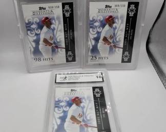 LOT OF ALBERT PUJOLS CARDS GRADE 10