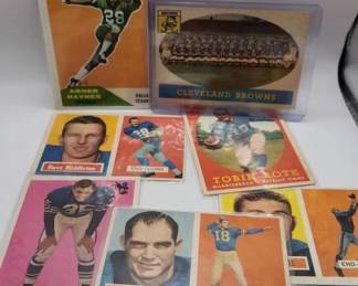 LOT OF 50S AND 60S FOOTBALL CARDS