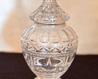 Lg Crystal Apothecary Jar