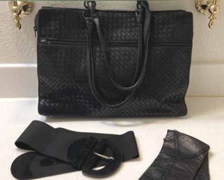 Saks Fifth Avenue Leather Handbag