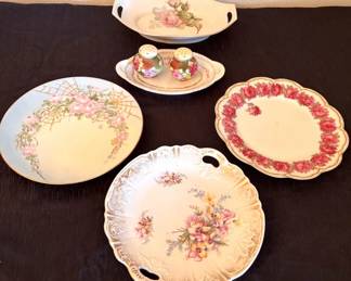 Rose Patterned Porcelain Dishes