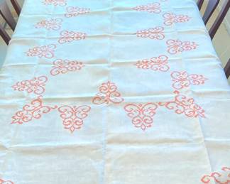 Handstitched Crossstitch Tablecloth