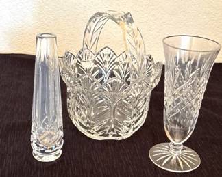 Waterford Basket Vases