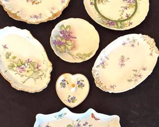 Limoge Porcelain Purple