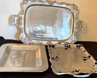 Unique Pewter Platters