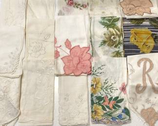 Vintage Handkerchiefs Beautiful Assortment