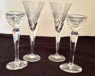 Waterford Champagne Glasses Candlestick