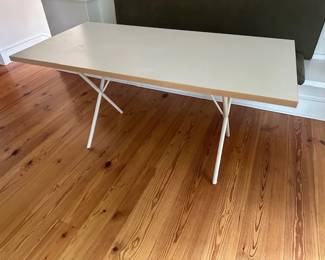 Nelson X-leg Table by Herman Miller.