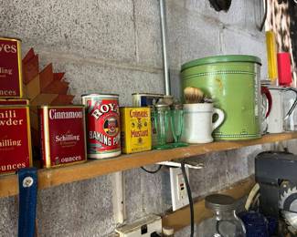 Vintage tins