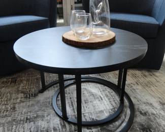 Round Nesting Drink Table 27" Set