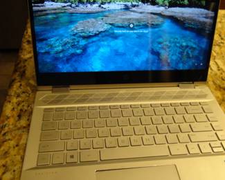 HP Pavilion X360 Convertible 1 (2020)/ Factory Reset/ Track Pad not always good so need mouse/ Serviced at Geek Squad/ Extra Battery included