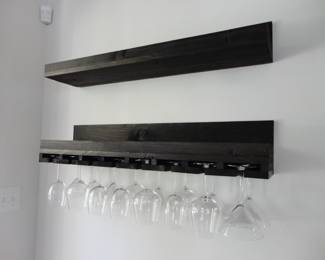 Wall mounted Wood Wine Rack