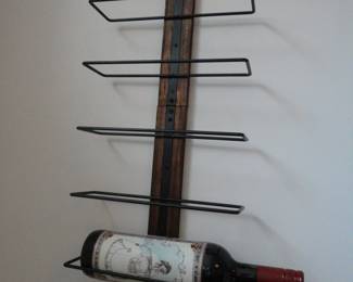 Pair of Wall Bottle Racks (bottles not included)