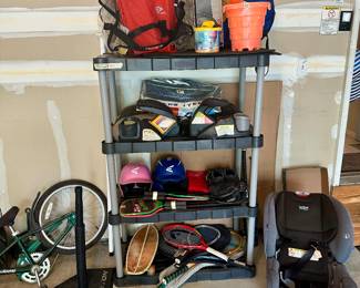 Easton Helmets, Easton Batting post, Life Jackets, Car Seat, Tennis Rackets…