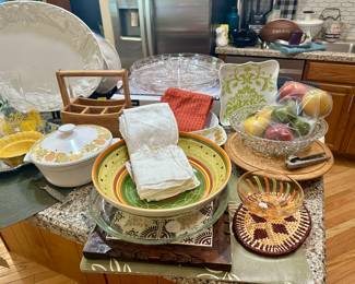 Noritake Bakeware, Pier 1 Bowl, etc