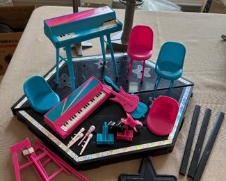 1980s Barbie Rock Stage