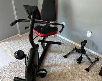 Recumbent Exercise Bike and
Pedal Exerciser
