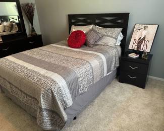 Queen Bed , Nightstand