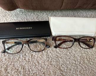 Burberry Frames and Valentino made in Italy Frames