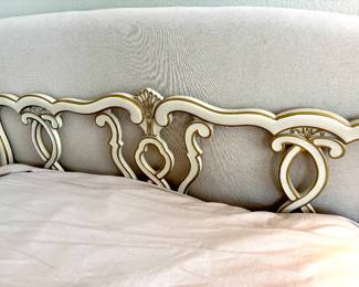 French provincial full headboard/footboard
