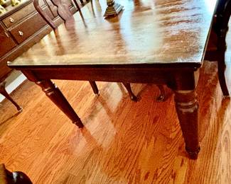 Legs of dining table