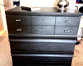 Contemporary black chest