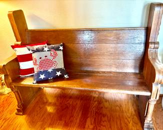Rare La. church pew