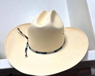 Straw western hat