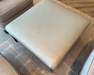 Custom made square coffee table/square bench. Measures 18"H x 36" square. The circular indentation on the top is temporary from a plate that was resting on top. $400. Call Patty (or text) with offers to buy and setup a pickup. We will make pickup easy for you! 847-772-0404.