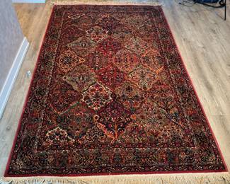 Karastan area rug measures 68" wide x 119" long (including fringe). $1200. Call Patty (or text) with offers to buy and setup a pickup. We will make pickup easy for you! 847-772-0404.