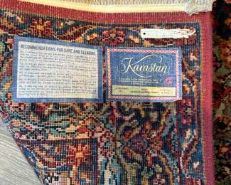 Karastan area rug measures 68" wide x 119" long (including fringe). $1200. Call Patty (or text) with offers to buy and setup a pickup. We will make pickup easy for you! 847-772-0404.