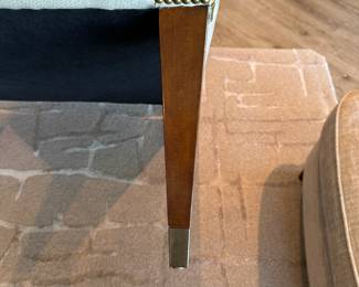 Custom made square coffee table/square bench. Measures 18"H x 36" square. The circular indentation on the top is temporary from a plate that was resting on top. $400. Call Patty (or text) with offers to buy and setup a pickup. We will make pickup easy for you! 847-772-0404.