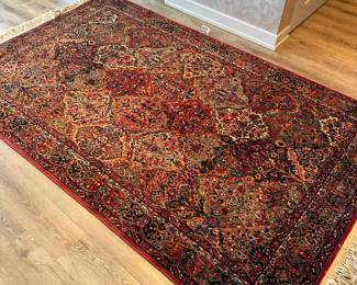 Karastan area rug measures 68" wide x 119" long (including fringe). $1200. Call Patty (or text) with offers to buy and setup a pickup. We will make pickup easy for you! 847-772-0404.
