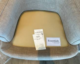 Century Essentials Armchairs (Retail $2500) in neutral fabric in excellent condition $500 each. Measures 30"H x 32"W x 32"D. Call Patty (or text) with offers to buy and setup a pickup. We will make pickup easy for you! 847-772-0404.