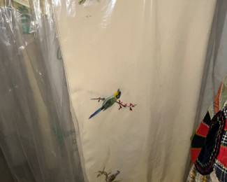 I’ll get some better images this is a hand embroidered bird table cloth