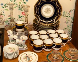 Fine cobalt china