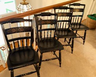 Signed Hitchcock Chairs