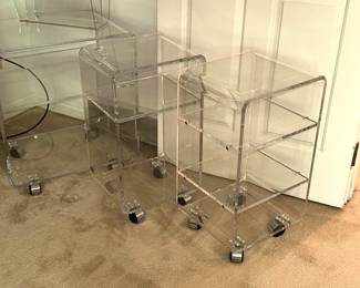 Lucite stands