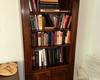 Solid wood bookcase