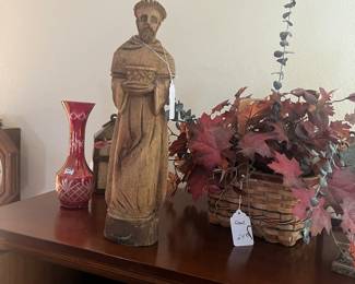 Carved statue