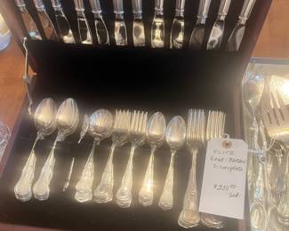 Silver platted flarware
