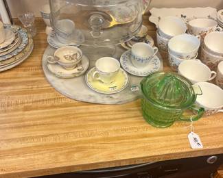 Vintage cup and saucers